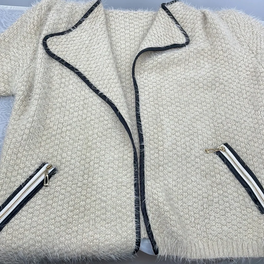 Simply Couture tan pockets